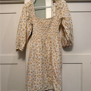 Urban Outfitters Floral Smocked Top